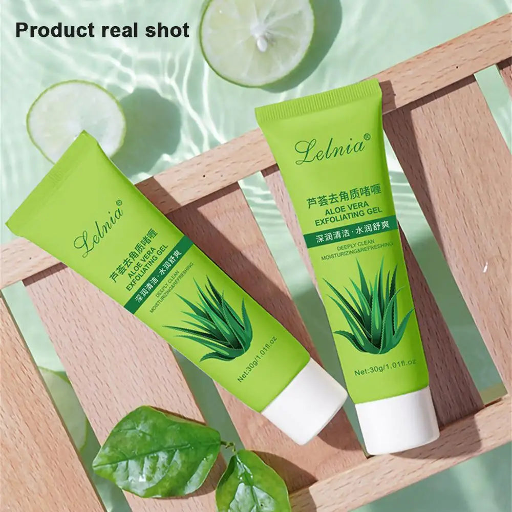 Widely Used Aloe Vera Gel Gentle Exfoliation Moisturizing Scrub Dredge Pores Nourish The Skin Mud Scrub Daily Skin Care Scrub