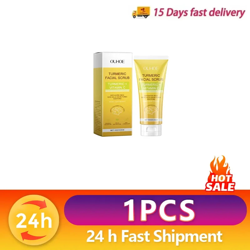 Exfoliating Facial Scrub Peeling Gel Cleaning Face Moisturizing Nourishing  Deep Cleansing  cutin pores Remove Dead Skin